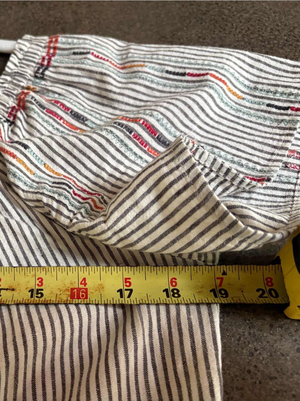 Vintage Knox Rose/Target CUTE summer dress in beachy stripes, embroidered detail - Picture 6 of 8